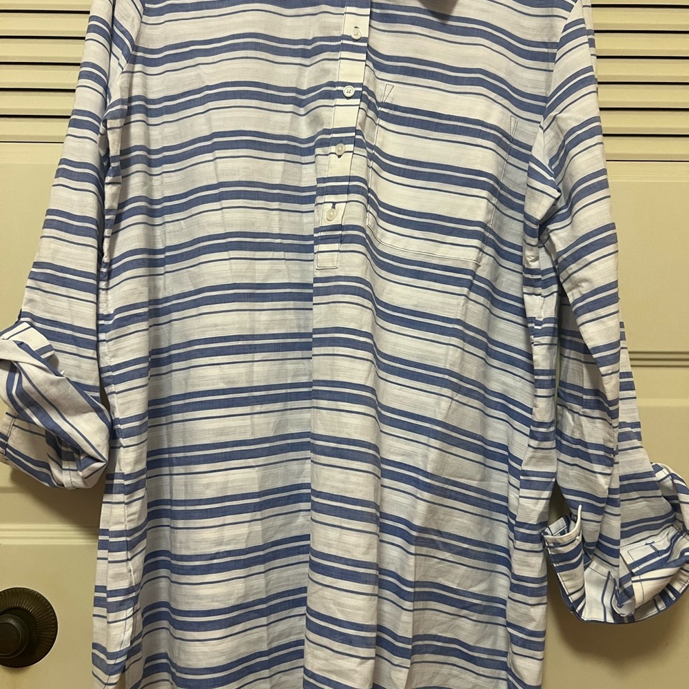 Blue Striped women’s Shirt